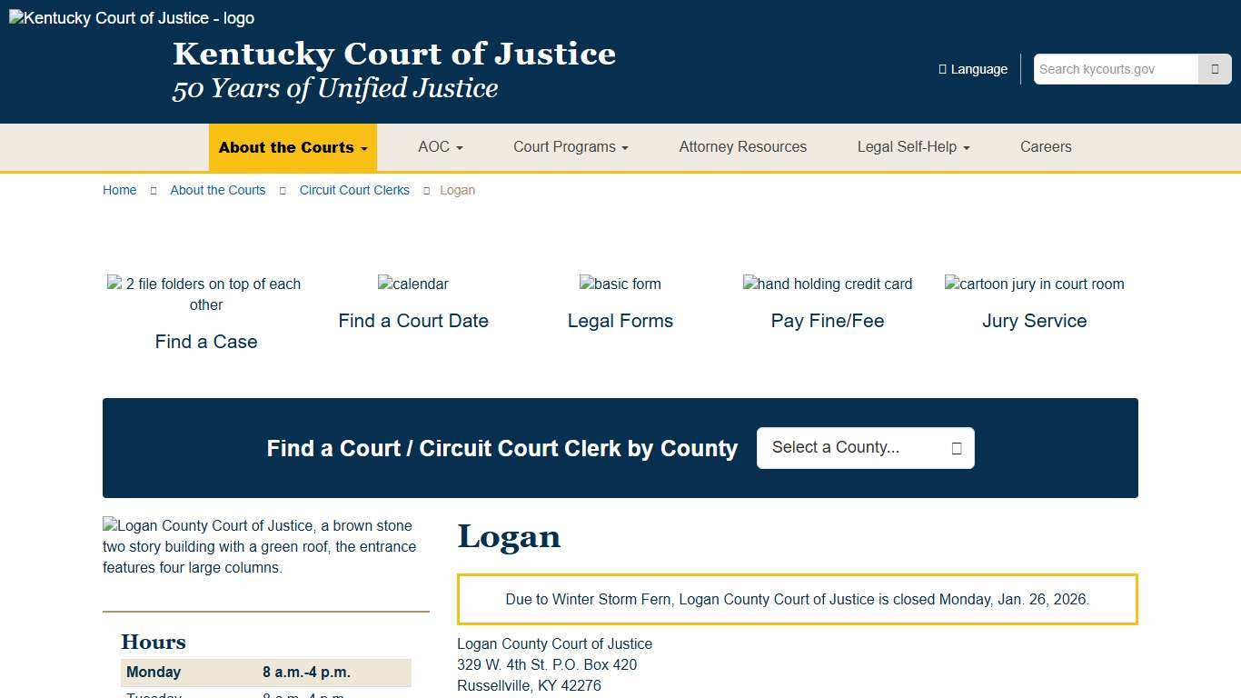 Logan - Kentucky Court of Justice